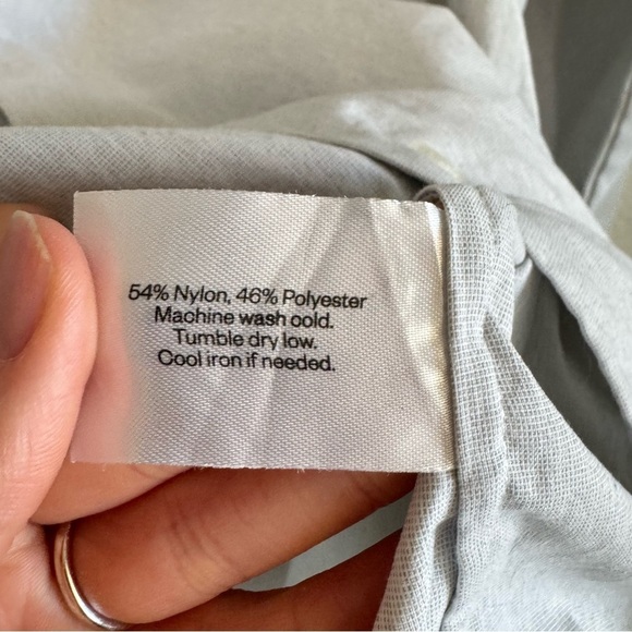 Ministry of Supply Shirt Mens Large Light Grey Long Sleeve Button Down Casual - Picture 6 of 10